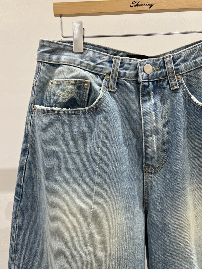 SHIRRING東大門代購女士新品職業時尚推薦人氣26春夏牛仔褲SHIRRING牛仔褲