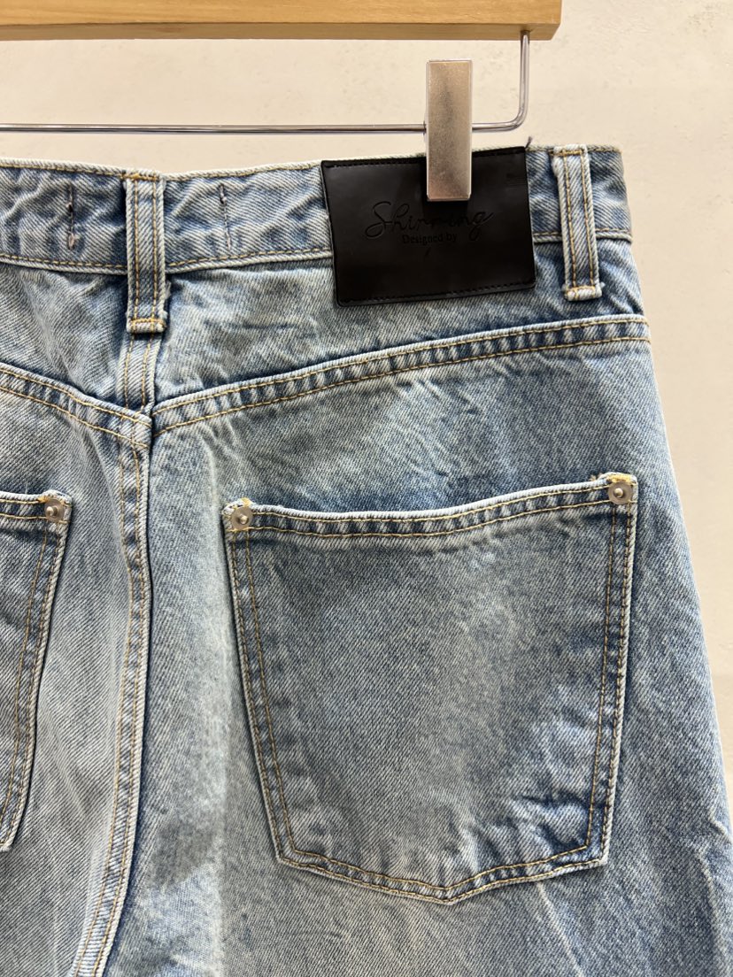 SHIRRING東大門代購女士新品職業時尚推薦人氣26春夏牛仔褲SHIRRING牛仔褲