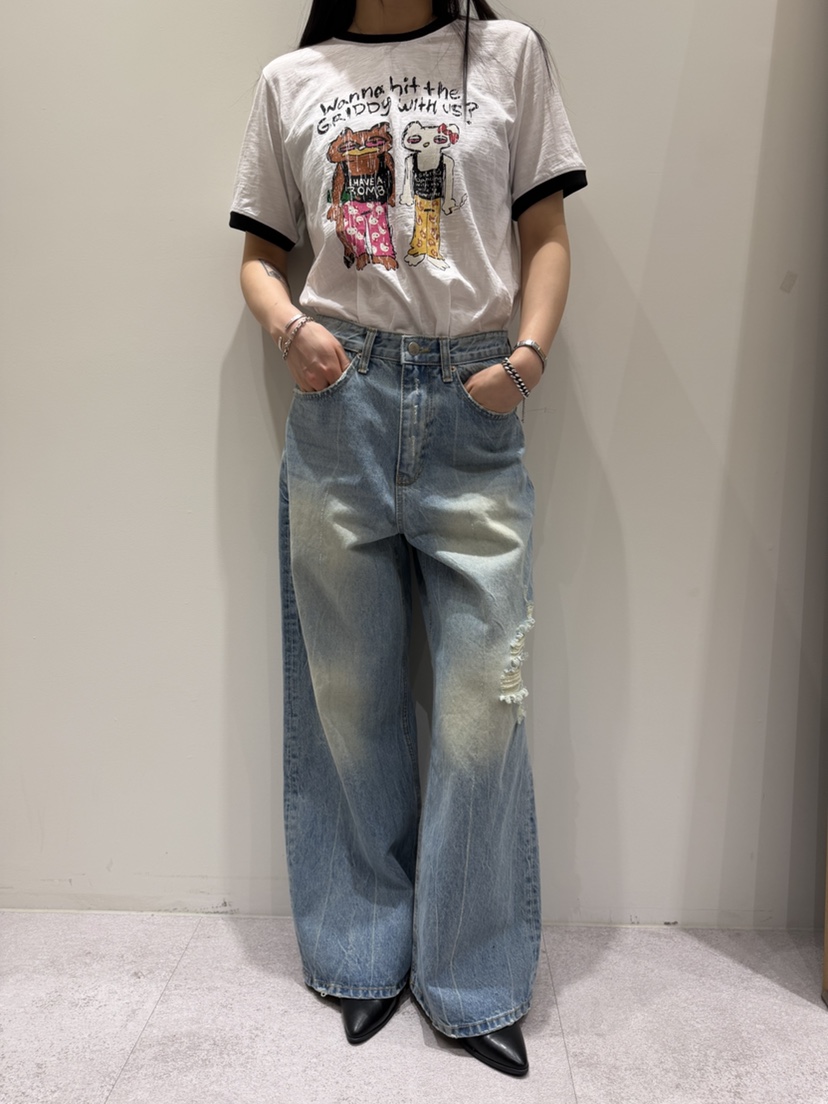 SHIRRING東大門代購女士新品職業時尚推薦人氣26春夏牛仔褲SHIRRING牛仔褲