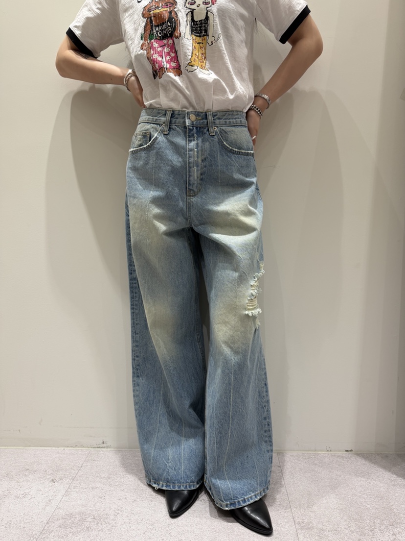 SHIRRING東大門代購女士新品職業時尚推薦人氣26春夏牛仔褲SHIRRING牛仔褲