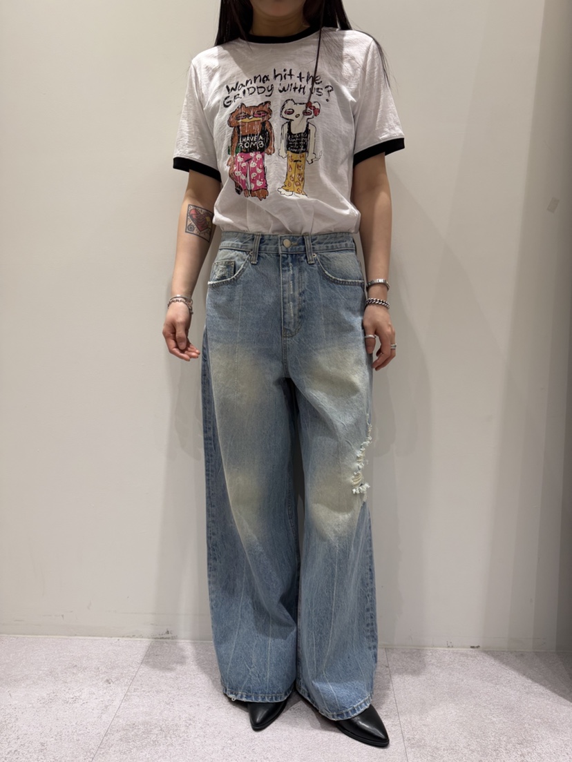 SHIRRING東大門代購女士新品職業時尚推薦人氣26春夏牛仔褲SHIRRING牛仔褲