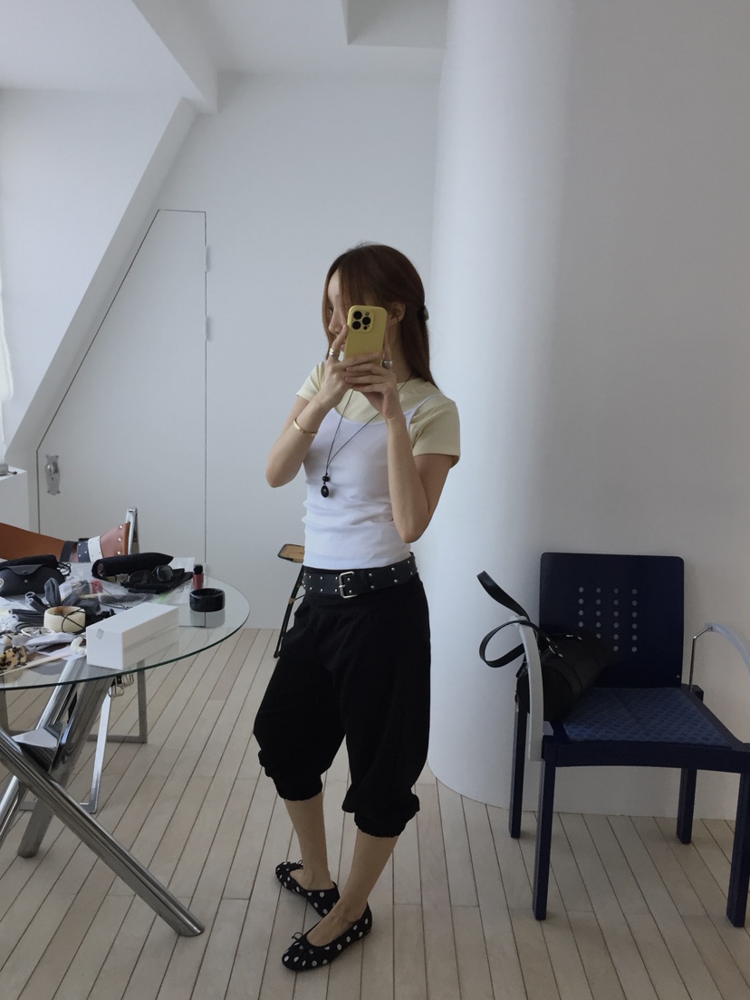 MADE-P東大門直郵女裝新款推薦休閑時尚熱賣26春夏休閑褲柔軟MADE-P休閑褲