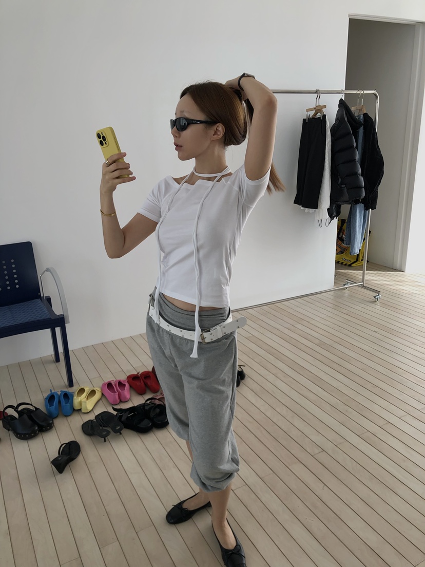 MADE-P東大門直郵女裝新款推薦休閑時尚熱賣26春夏休閑褲柔軟MADE-P休閑褲