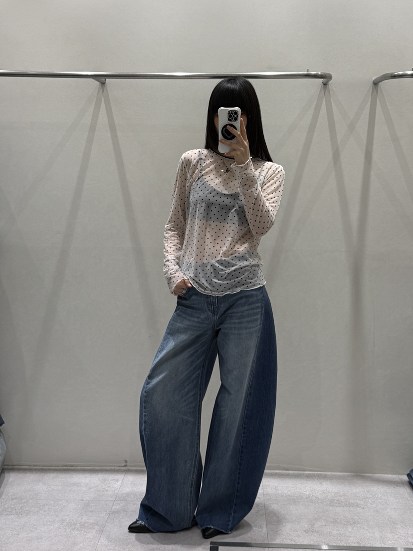 SHIRRING東大門直郵女士新款時尚休閑真品熱賣26春夏長袖T恤SHIRRING長袖T恤