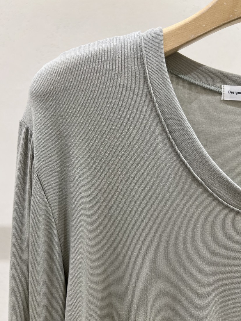 SHIRRING東大門直郵女士新品真品推薦休閑26春夏熱賣長袖T恤SHIRRING長袖T恤