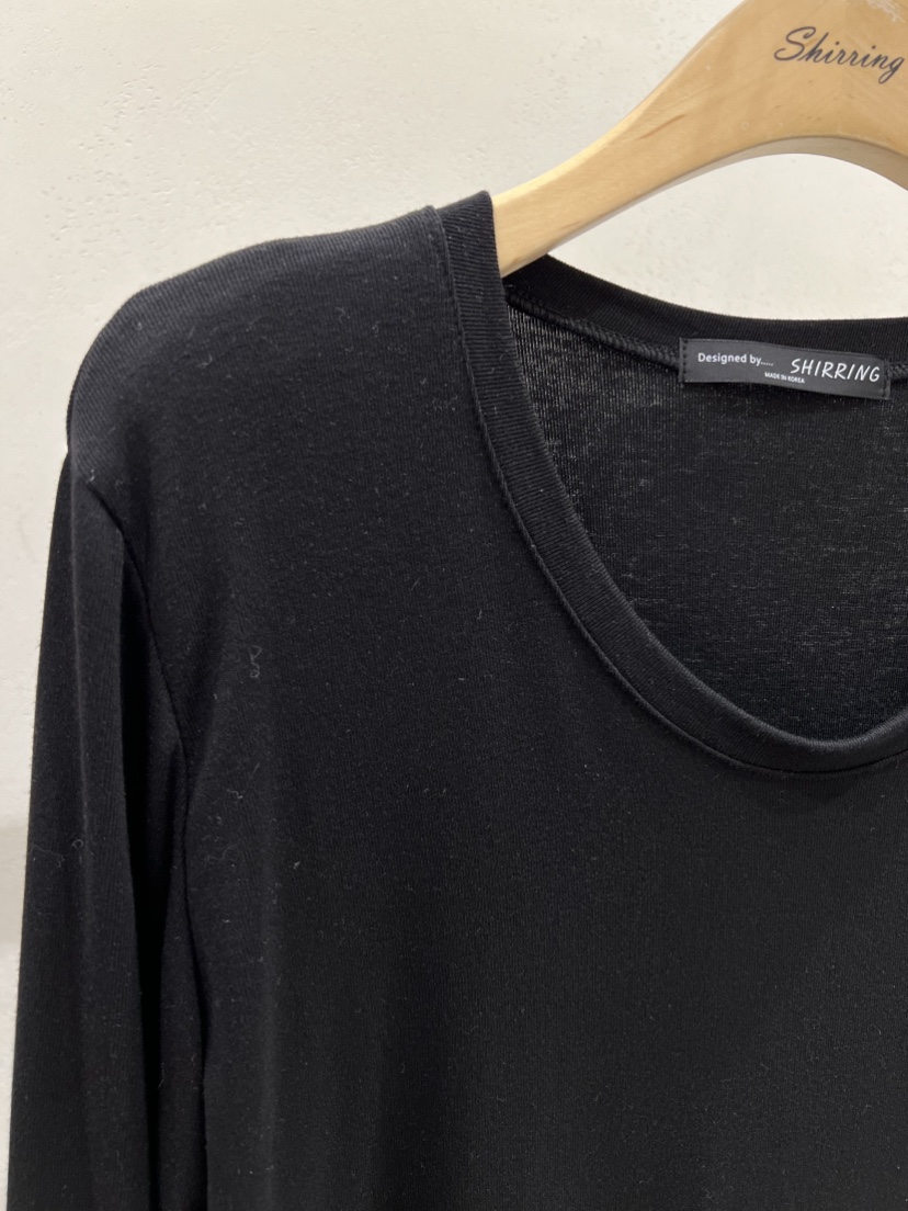SHIRRING東大門直郵女士新品真品推薦休閑26春夏熱賣長袖T恤SHIRRING長袖T恤