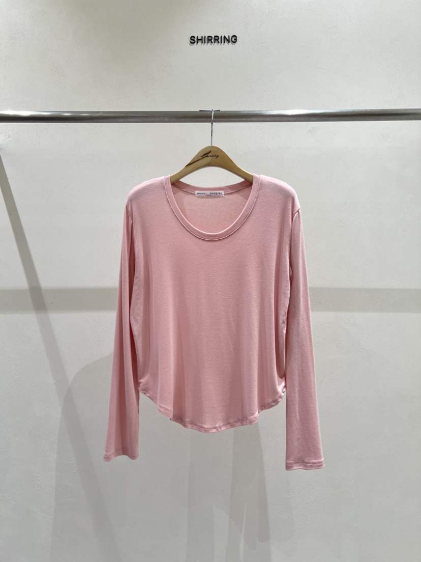 SHIRRING東大門直郵女士新品真品推薦休閑26春夏熱賣長袖T恤SHIRRING長袖T恤圖色3