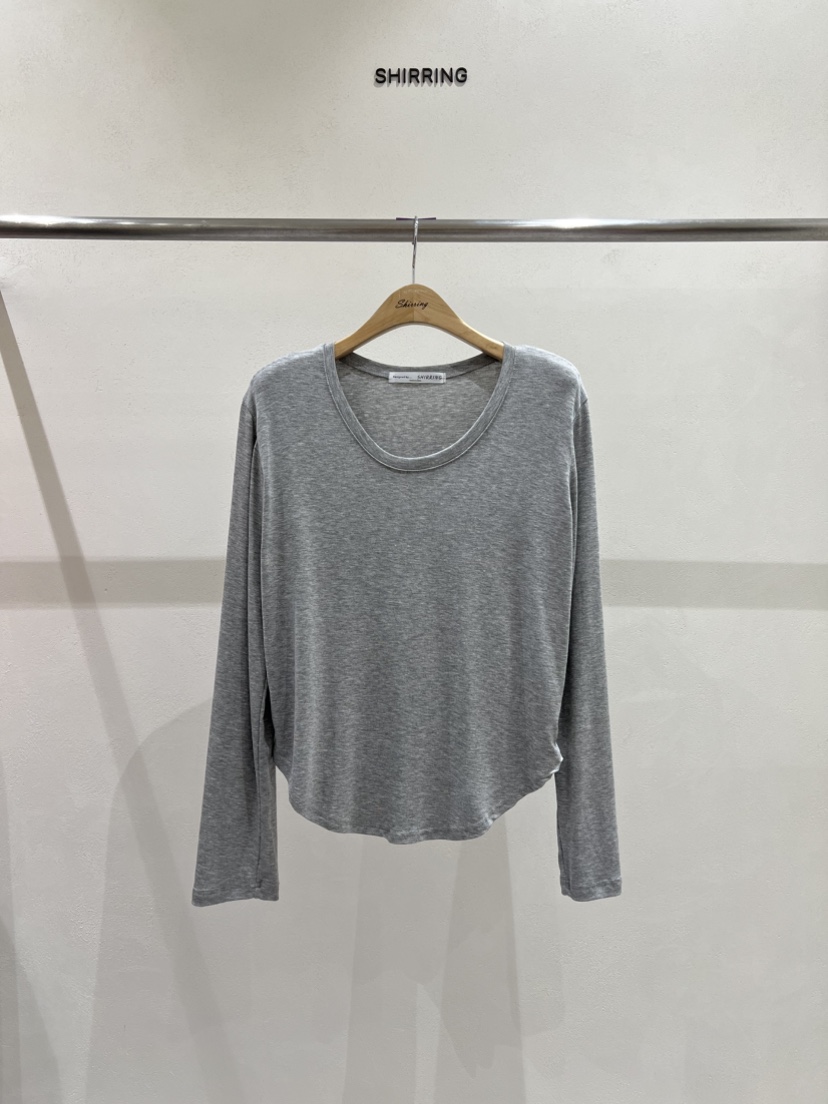 SHIRRING東大門直郵女士新品真品推薦休閑26春夏熱賣長袖T恤SHIRRING長袖T恤圖色4