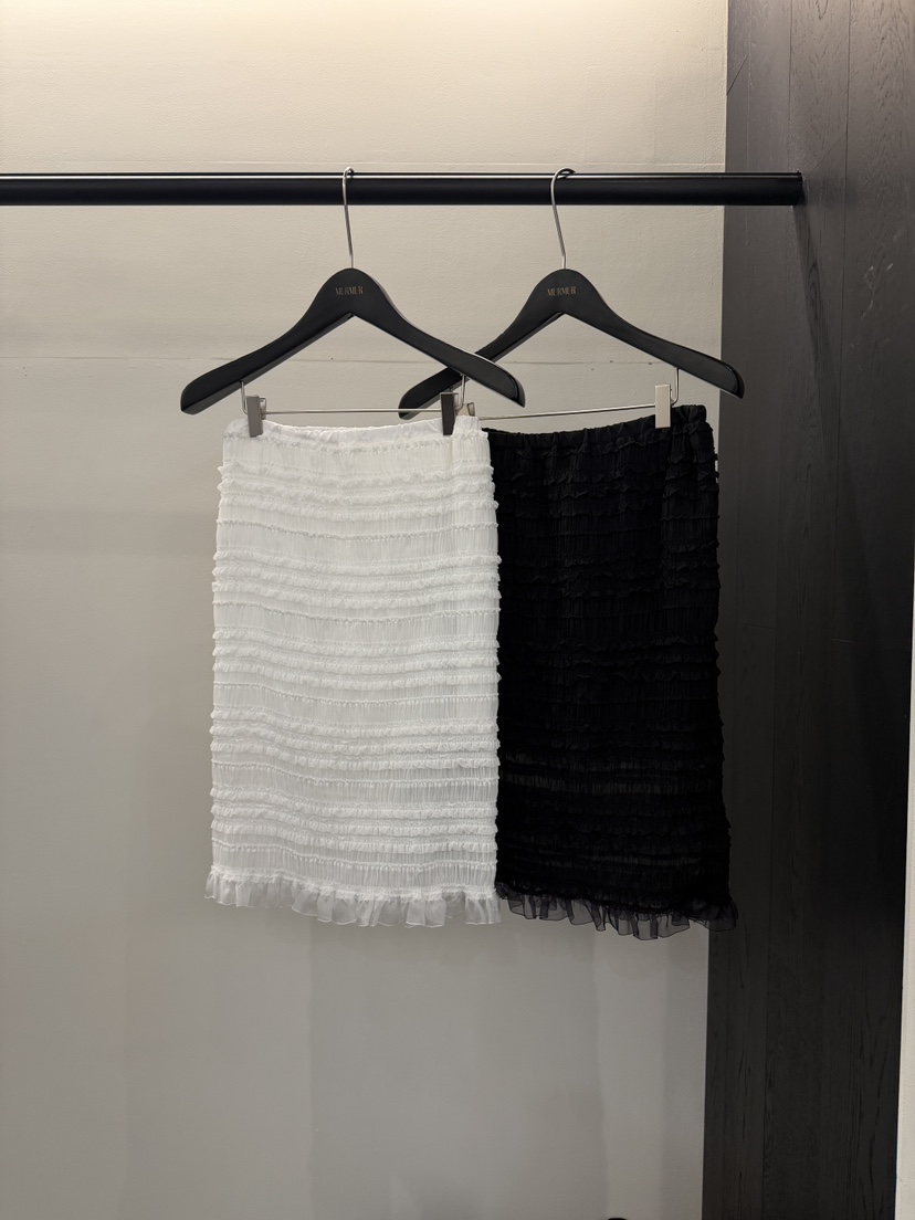 MURMUR韓國直郵女裝新款真品26春夏職業熱賣半身裙中短裙MURMUR半身裙/中短裙