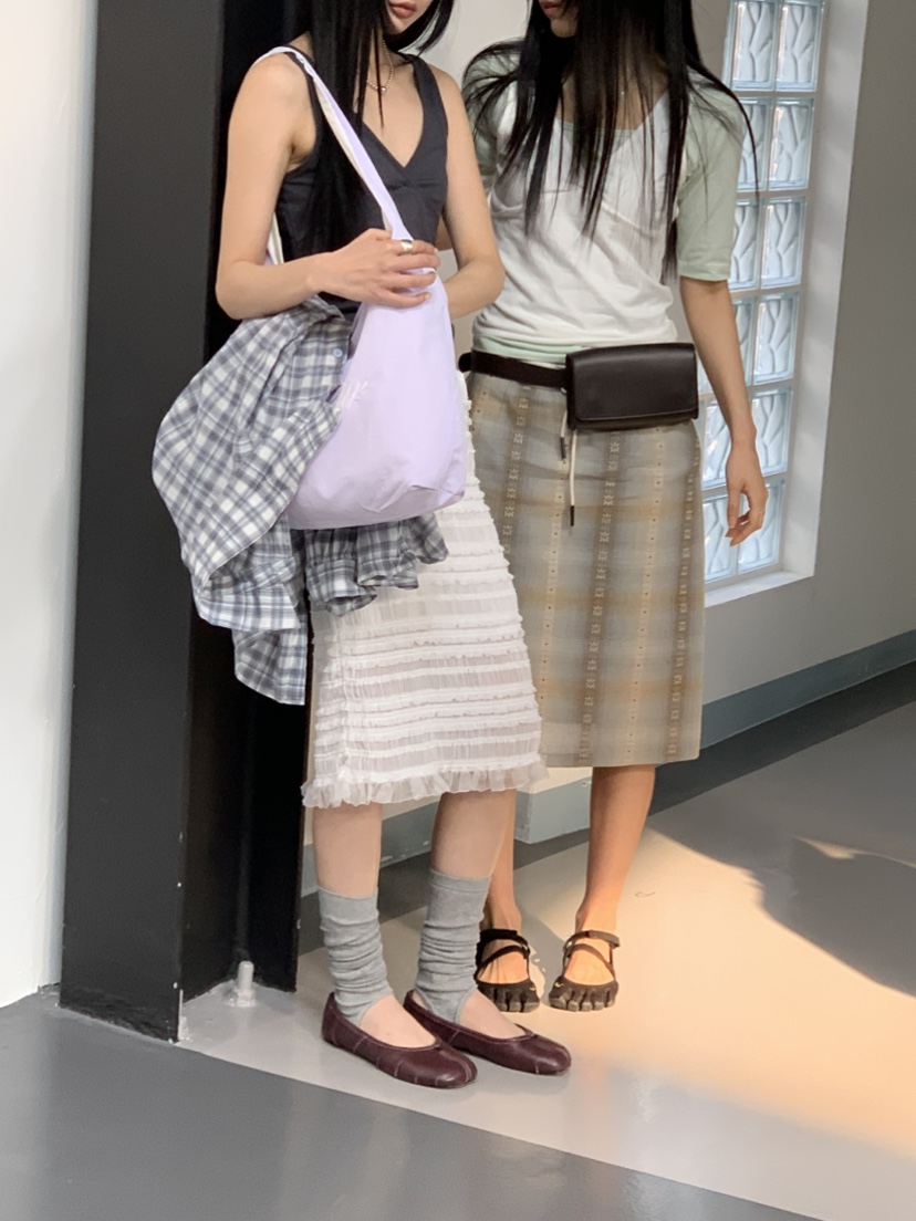 MURMUR韓國直郵女裝新款真品26春夏職業熱賣半身裙中短裙MURMUR半身裙/中短裙