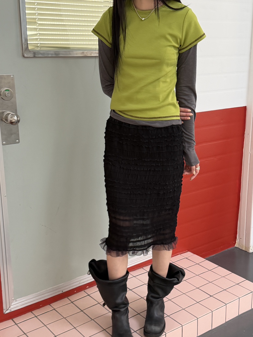 MURMUR韓國直郵女裝新款真品26春夏職業熱賣半身裙中短裙MURMUR半身裙/中短裙