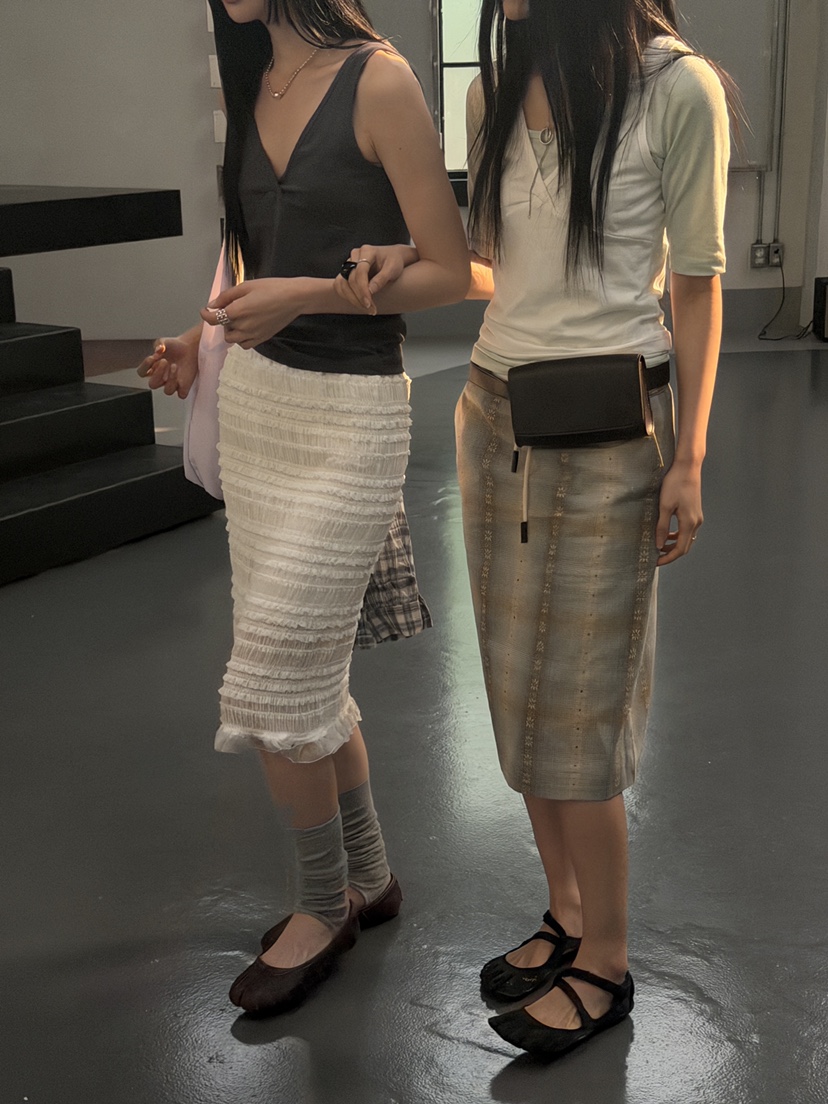 MURMUR韓國直郵女裝新款真品26春夏職業熱賣半身裙中短裙MURMUR半身裙/中短裙