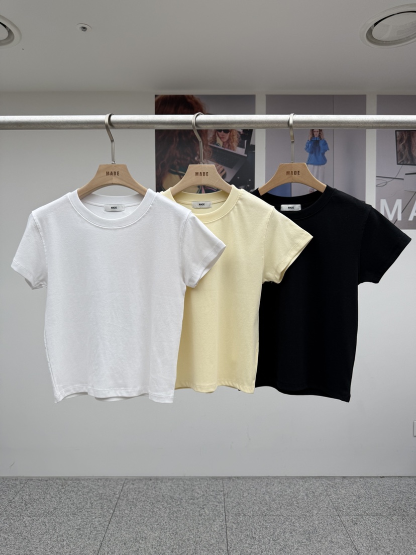 MADE-P東大門實拍女裝新品休閑熱賣人氣推薦真品26春夏T恤MADE-PT恤