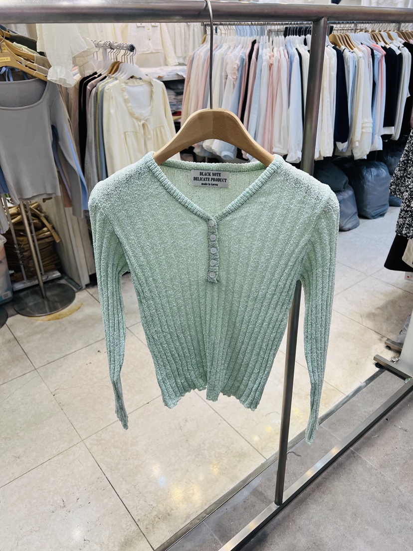 BLACK NOTE東大門實拍女裝新款職業時尚休閑人氣26春夏針織衫BLACK NOTE針織衫圖色1