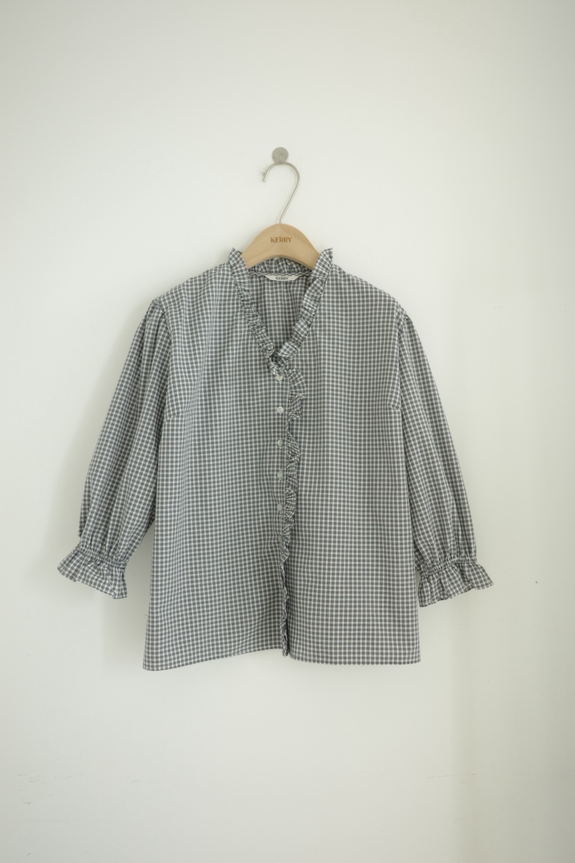 KERRY東大門代購女裝新款休閑26春夏推薦真品職業襯衫蕾絲衫KERRY襯衫/蕾絲衫圖色1