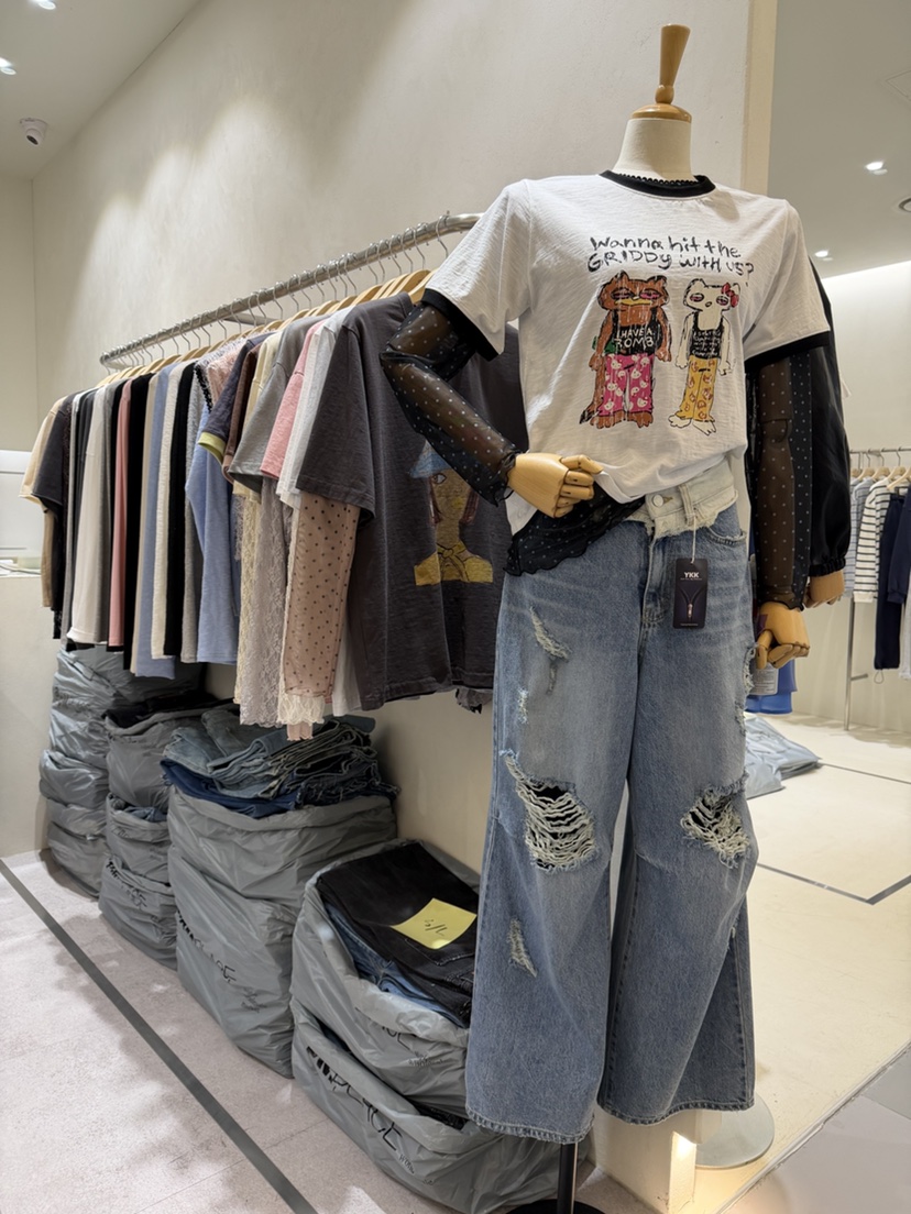 SHIRRING東大門實拍女裝新品時尚職業推薦休閑26春夏真品T恤SHIRRINGT恤