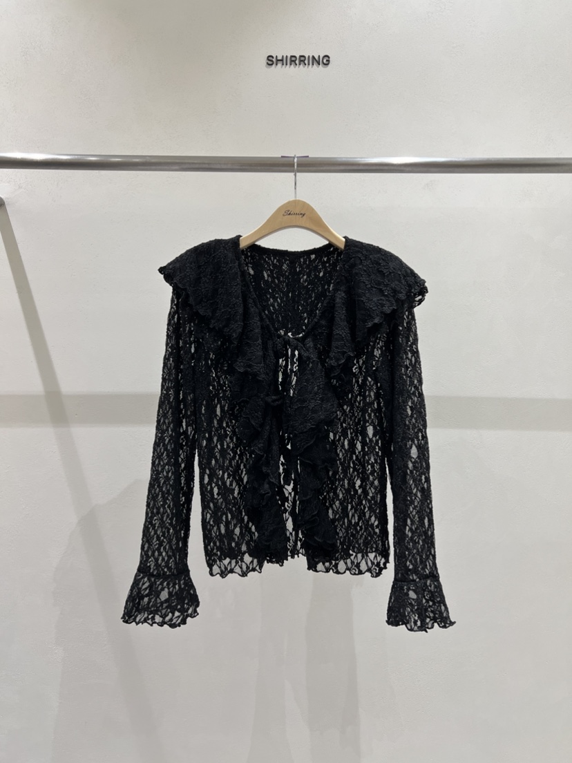 SHIRRING東大門實拍女裝新款真品人氣熱賣時尚襯衫蕾絲衫SHIRRING襯衫/蕾絲衫圖色3