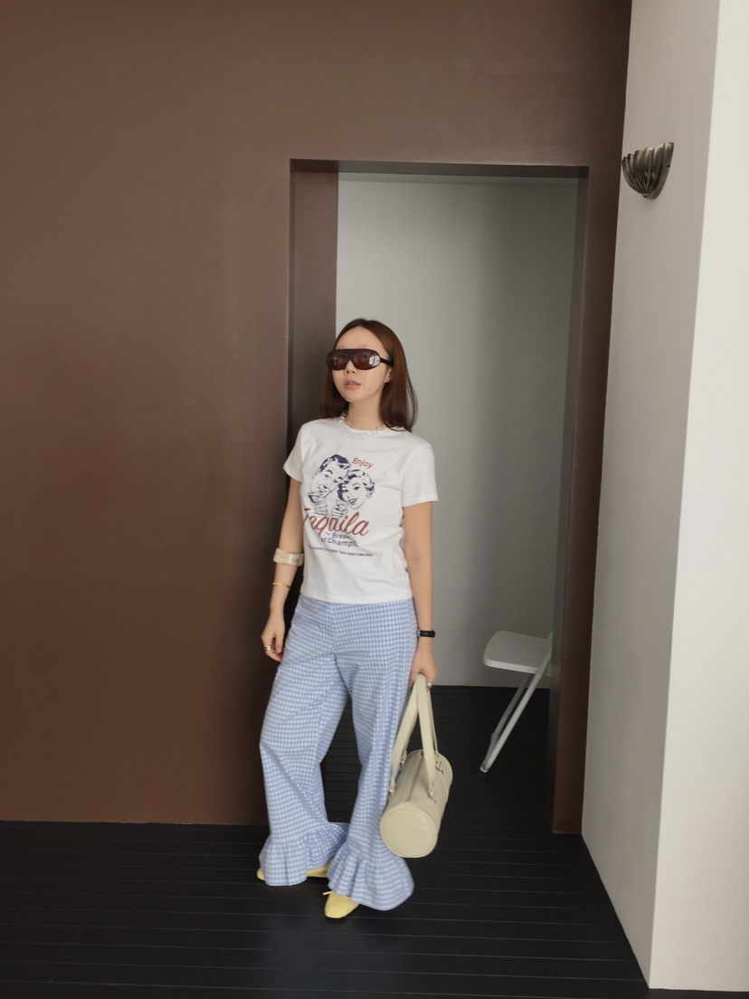 MADE-P韓國直郵女士新款真品職業人氣時尚熱賣休閑推薦T恤MADE-PT恤