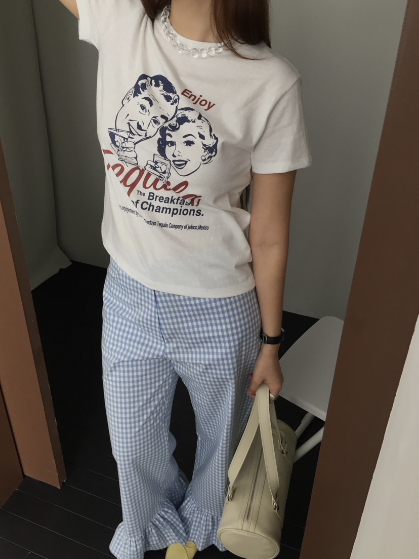 MADE-P韓國直郵女士新款真品職業人氣時尚熱賣休閑推薦T恤MADE-PT恤