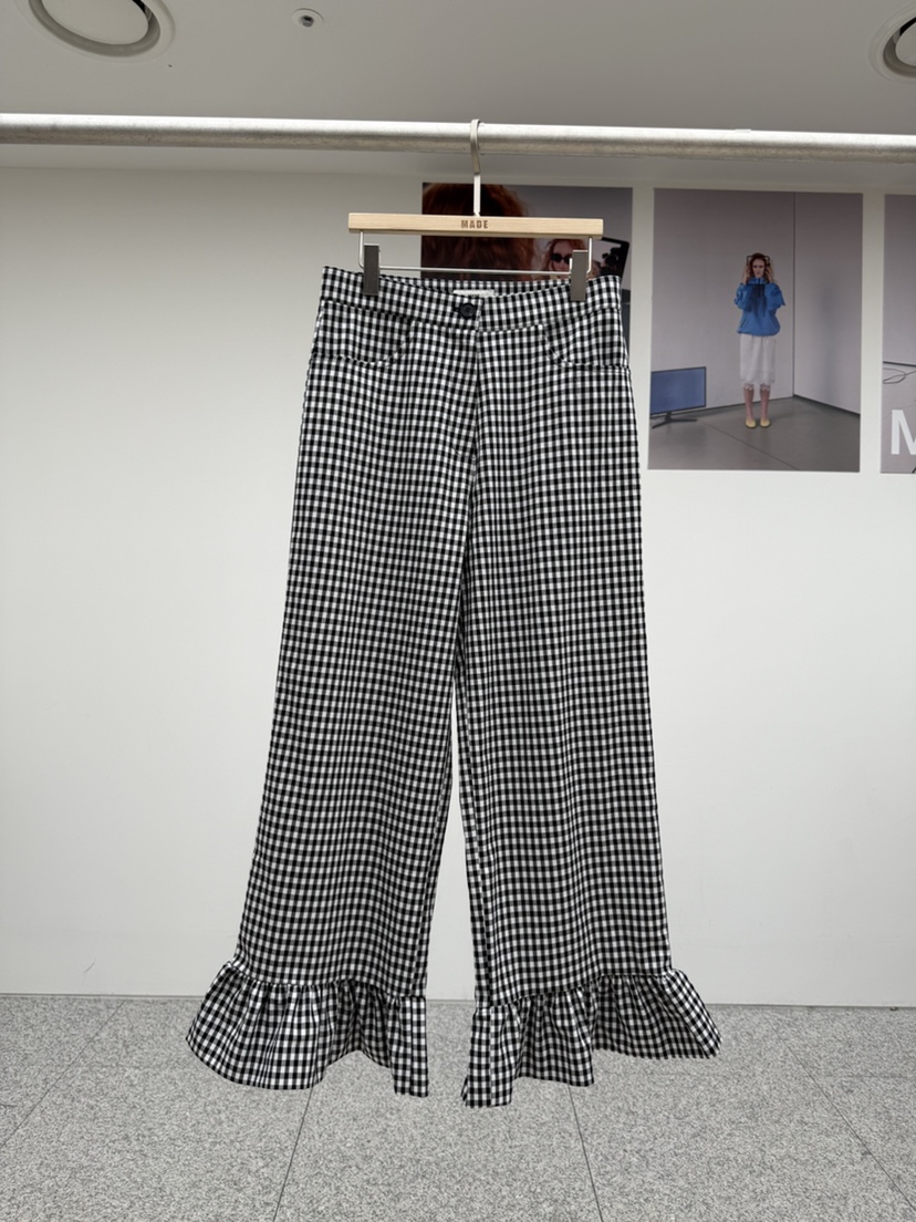 MADE-P韓國代購女裝新款26春夏人氣時尚休閑職業熱賣休閑褲MADE-P休閑褲圖色1