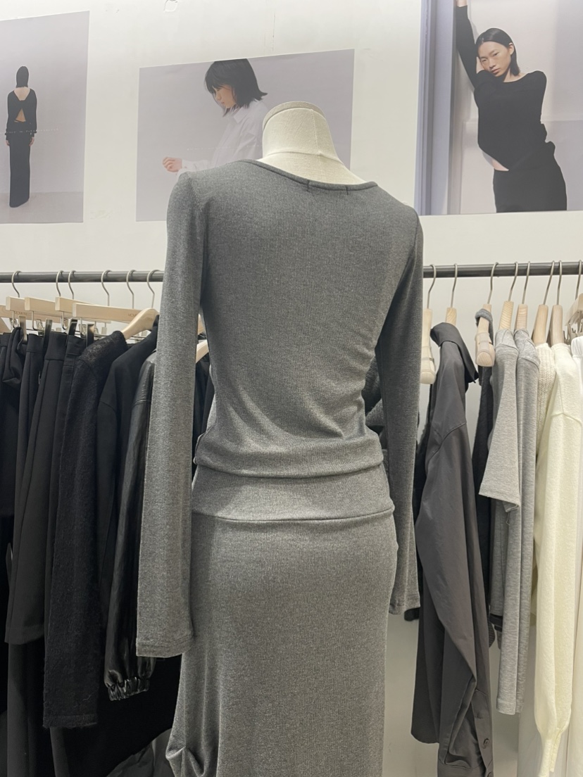 MOMENT韓國代購女裝新品休閑時尚26春夏熱賣推薦真品連衣裙MOMENT/RECOVER連衣裙