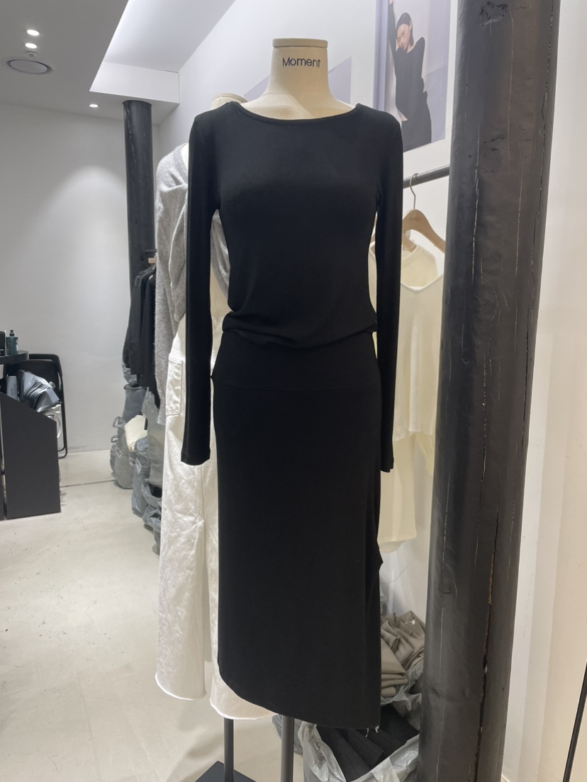 MOMENT韓國代購女裝新品休閑時尚26春夏熱賣推薦真品連衣裙MOMENT/RECOVER連衣裙圖色1