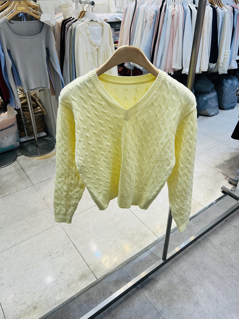 BLACK NOTE東大門代購女士新款休閑熱賣人氣推薦針織衫棉布BLACK NOTE針織衫圖色2