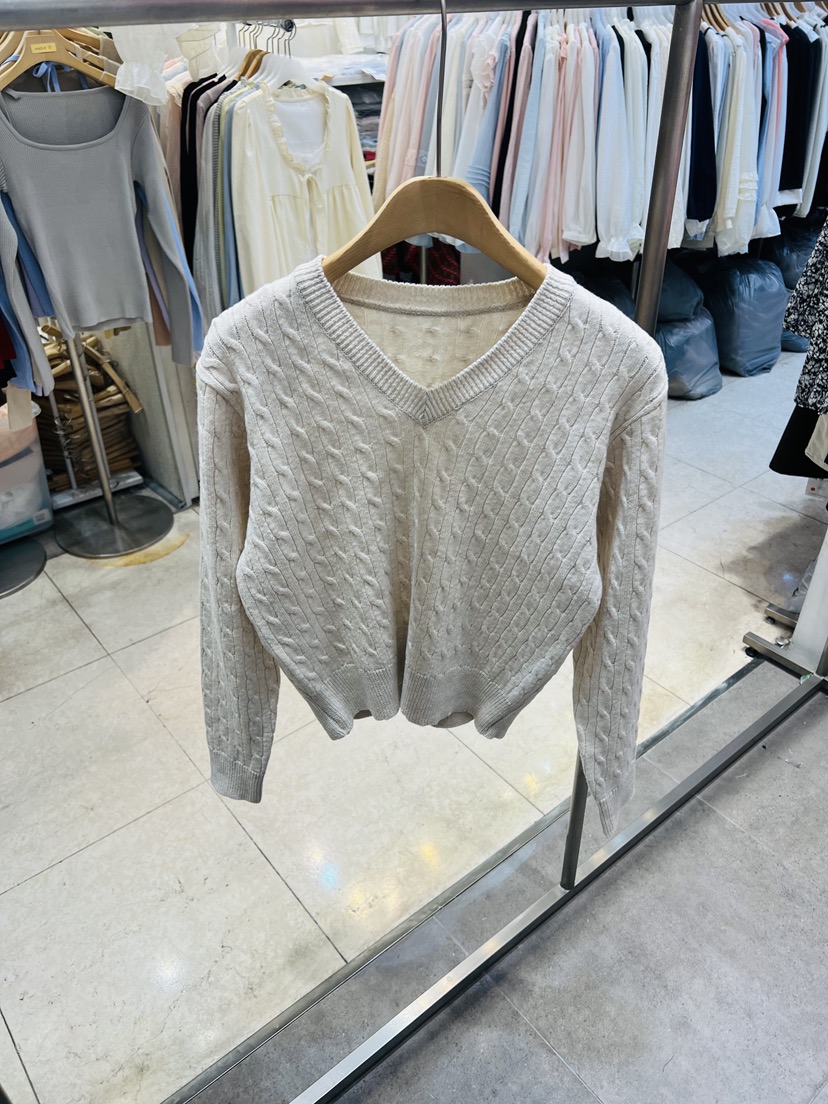 BLACK NOTE東大門代購女士新款休閑熱賣人氣推薦針織衫棉布BLACK NOTE針織衫圖色4