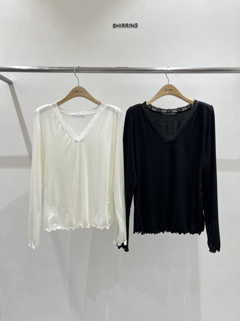 SHIRRING東大門代購女裝新款職業人氣真品推薦時尚長袖T恤SHIRRING長袖T恤