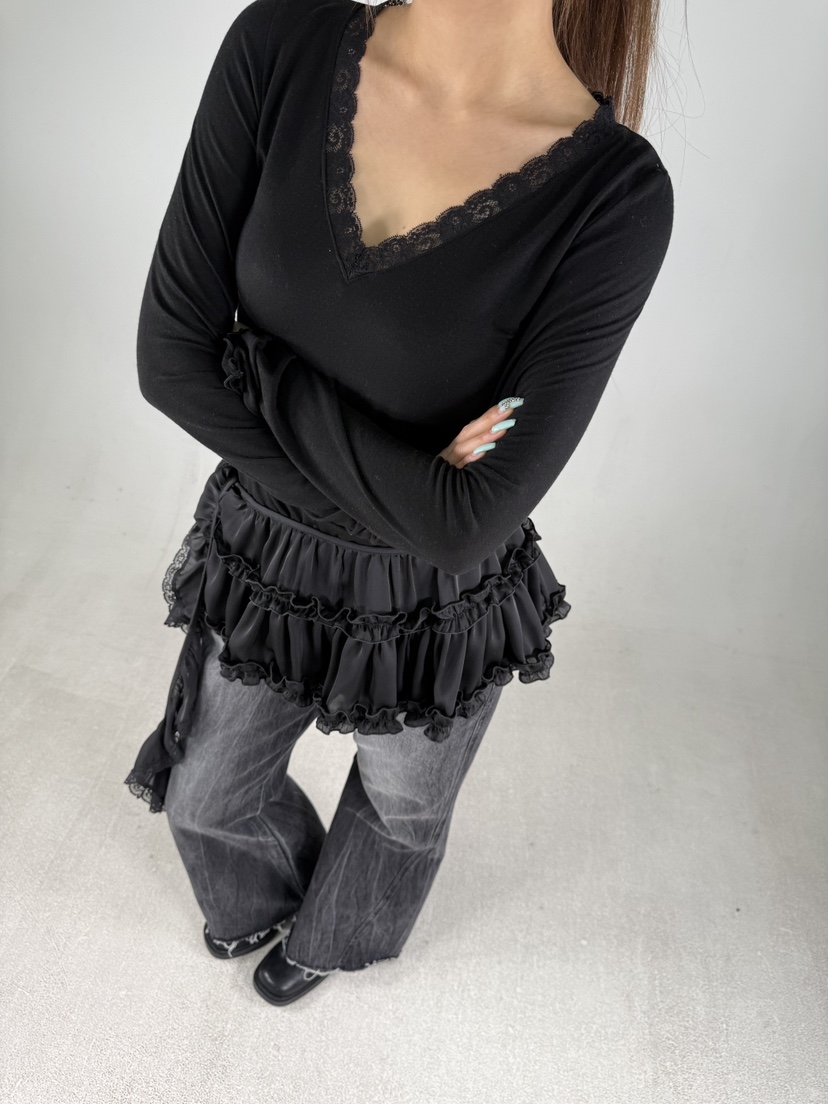 SHIRRING東大門代購女裝新款職業人氣真品推薦時尚長袖T恤SHIRRING長袖T恤