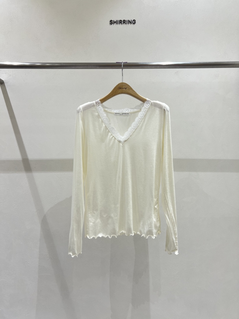 SHIRRING東大門代購女裝新款職業人氣真品推薦時尚長袖T恤SHIRRING長袖T恤圖色1