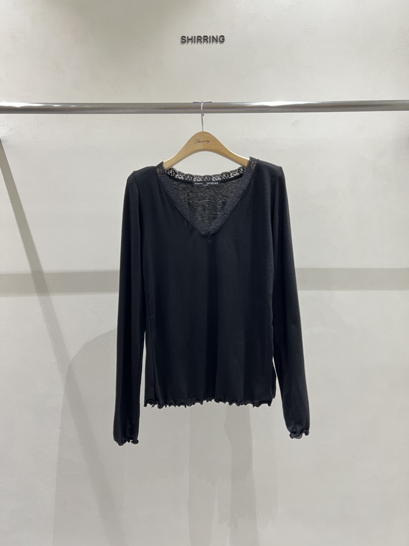 SHIRRING東大門代購女裝新款職業人氣真品推薦時尚長袖T恤SHIRRING長袖T恤圖色2