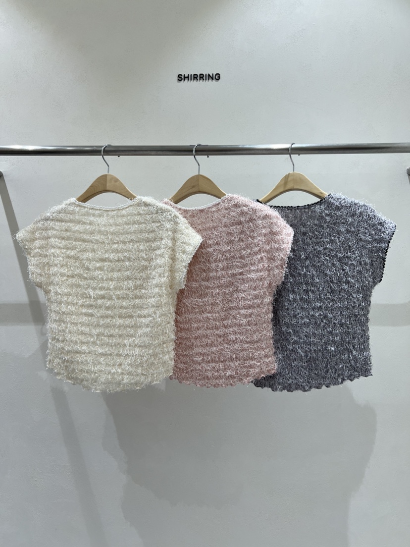 SHIRRING東大門實拍女裝新品人氣休閑26春夏推薦時尚真品T恤SHIRRINGT恤