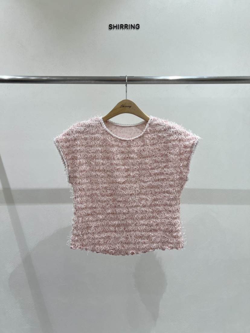 SHIRRING東大門實拍女裝新品人氣休閑26春夏推薦時尚真品T恤SHIRRINGT恤圖色2