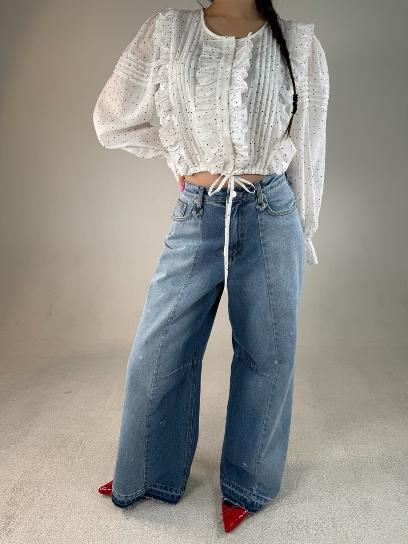 SHIRRING東大門代購女士新款休閑推薦職業時尚襯衫蕾絲衫棉SHIRRING襯衫/蕾絲衫