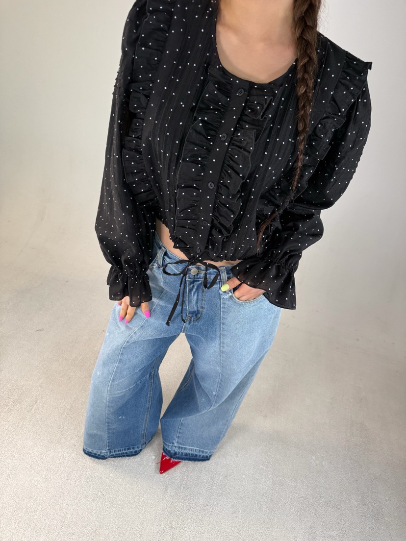 SHIRRING東大門代購女士新款休閑推薦職業時尚襯衫蕾絲衫棉SHIRRING襯衫/蕾絲衫