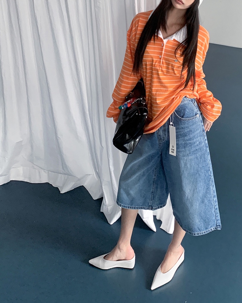 LIVE AID-P韓國直郵女士新品真品熱賣推薦職業26春夏長袖T恤LIVE AID-P長袖T恤