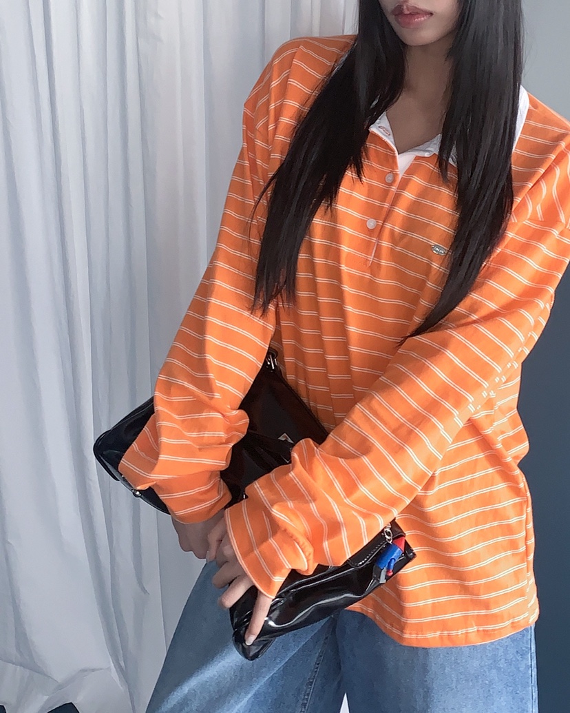 LIVE AID-P韓國直郵女士新品真品熱賣推薦職業26春夏長袖T恤LIVE AID-P長袖T恤