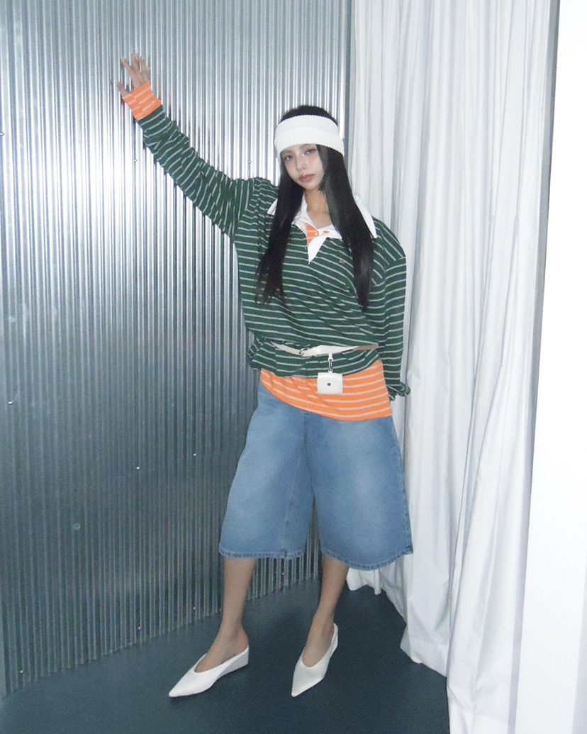 LIVE AID-P韓國直郵女士新品真品熱賣推薦職業26春夏長袖T恤LIVE AID-P長袖T恤