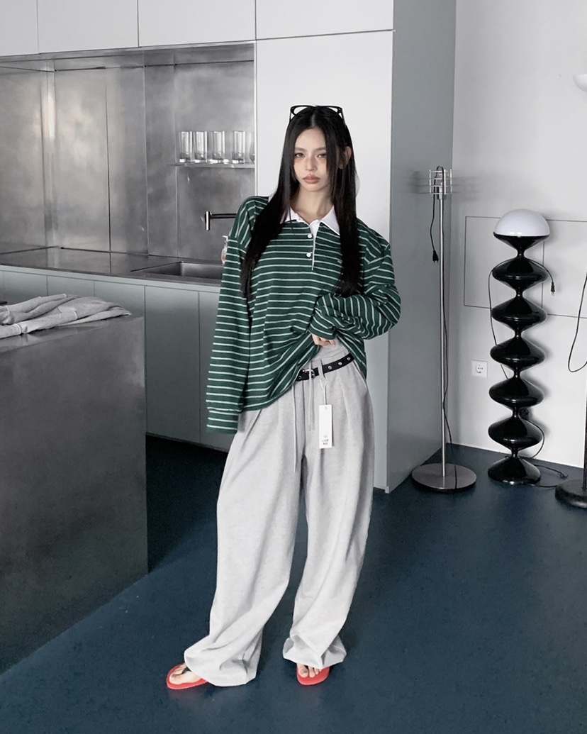 LIVE AID-P韓國直郵女士新品真品熱賣推薦職業26春夏長袖T恤LIVE AID-P長袖T恤