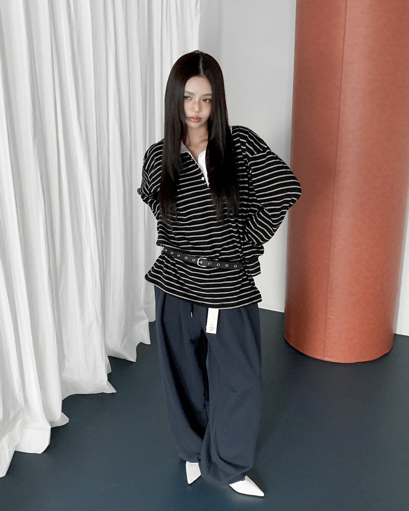 LIVE AID-P韓國直郵女士新品真品熱賣推薦職業26春夏長袖T恤LIVE AID-P長袖T恤