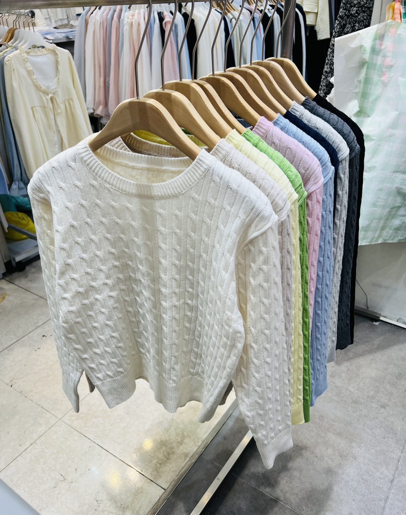 BLACK NOTE東大門代購女士新款職業真品26春夏針織衫棉布BLACK NOTE針織衫