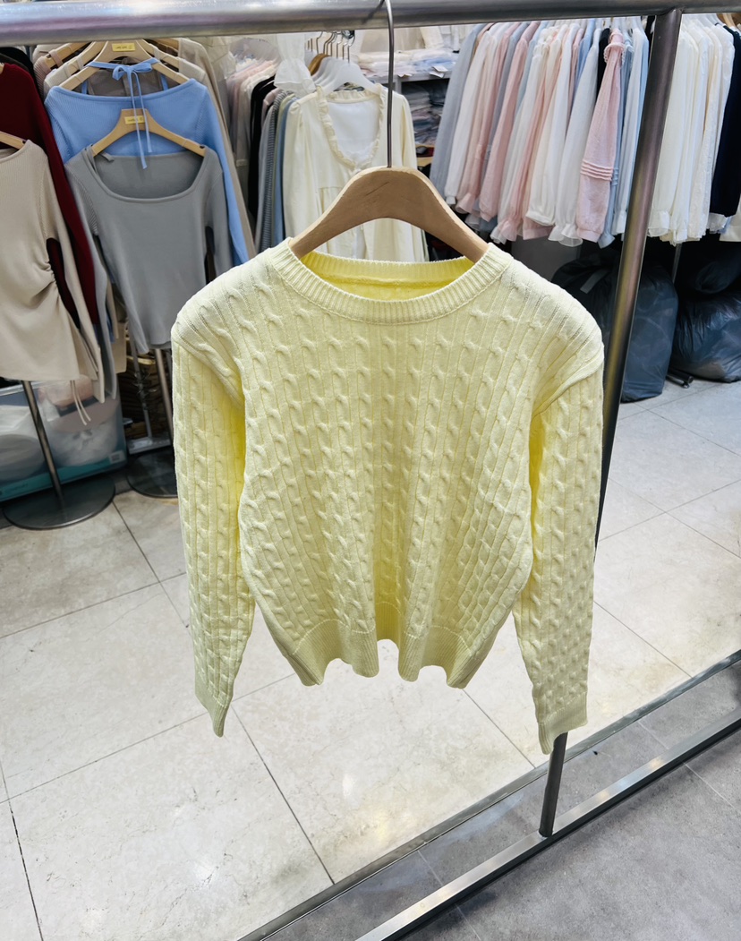 BLACK NOTE東大門代購女士新款職業真品26春夏針織衫棉布BLACK NOTE針織衫圖色1