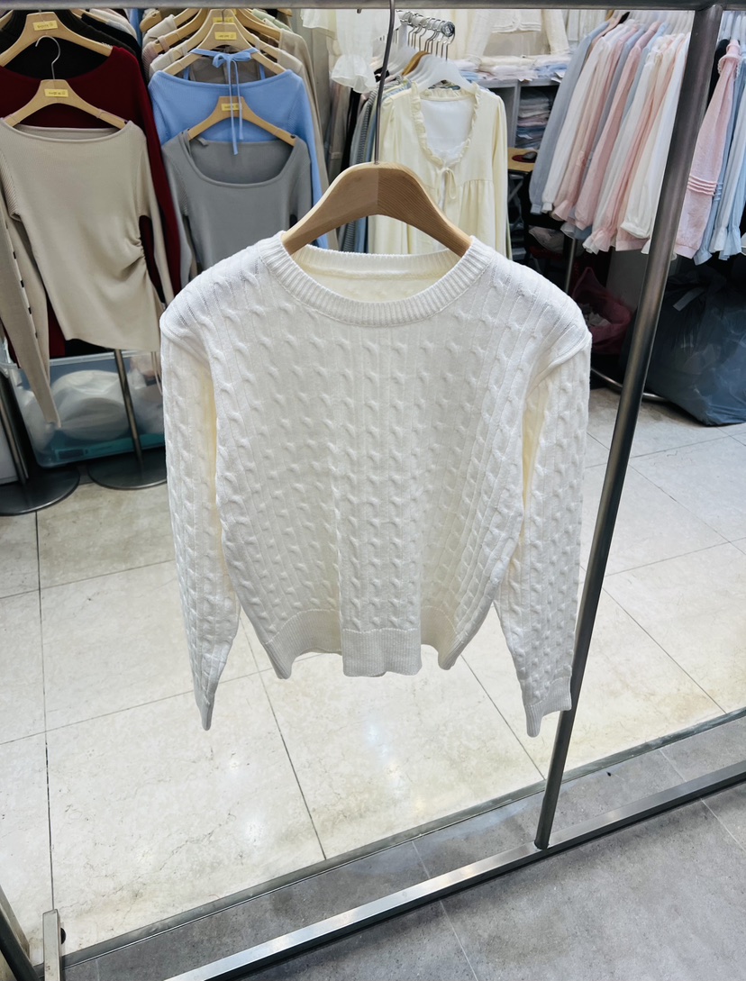 BLACK NOTE東大門代購女士新款職業真品26春夏針織衫棉布BLACK NOTE針織衫圖色3