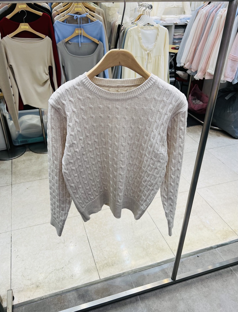 BLACK NOTE東大門代購女士新款職業真品26春夏針織衫棉布BLACK NOTE針織衫圖色4