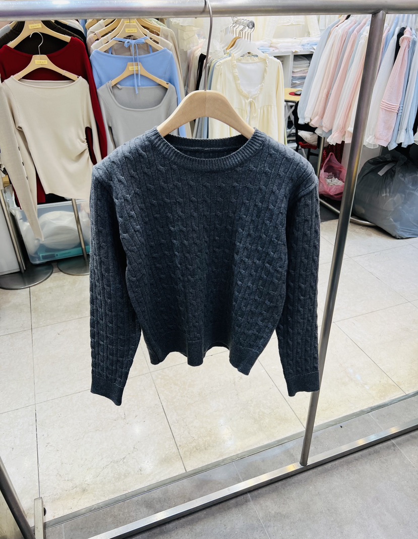 BLACK NOTE東大門代購女士新款職業真品26春夏針織衫棉布BLACK NOTE針織衫圖色8