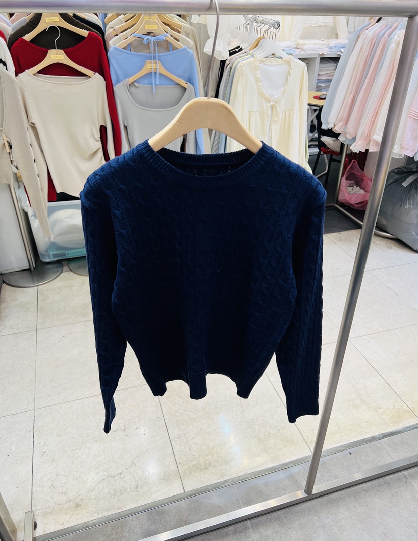 BLACK NOTE東大門代購女士新款職業真品26春夏針織衫棉布BLACK NOTE針織衫圖色9