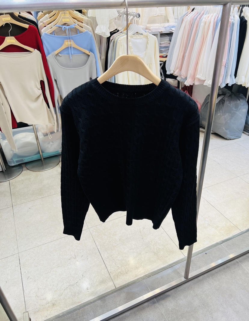 BLACK NOTE東大門代購女士新款職業真品26春夏針織衫棉布BLACK NOTE針織衫圖色10