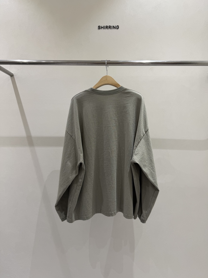 SHIRRING韓國代購女裝新款真品推薦休閑人氣職業26春夏長袖T恤SHIRRING長袖T恤