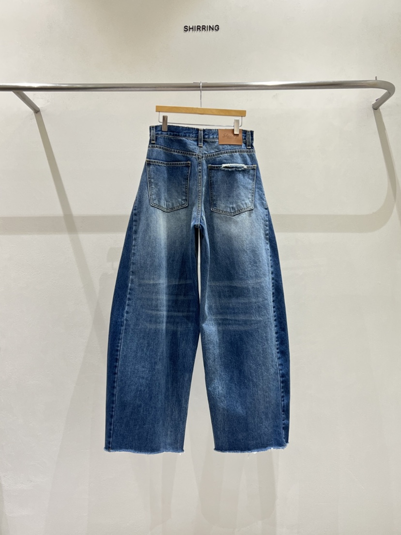 SHIRRING東大門直郵女裝新款真品時尚休閑熱賣人氣牛仔褲SHIRRING牛仔褲